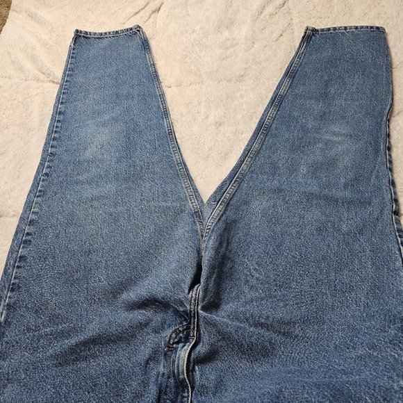 Vintage Eddie Bauer Loose-Fit Blue Denim Jeans 14P - Picture 7 of 10